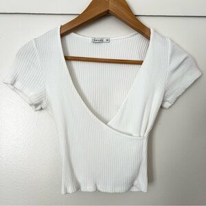 Michelle by Comune Crop Top - Wrap Front